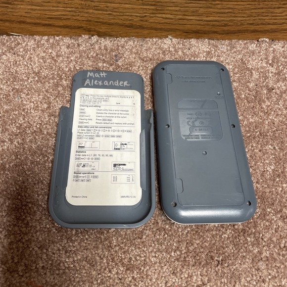 Texas Instruments TI-34 MultiView Scientific Calculator Blue Battery Included - Picture 4 of 5